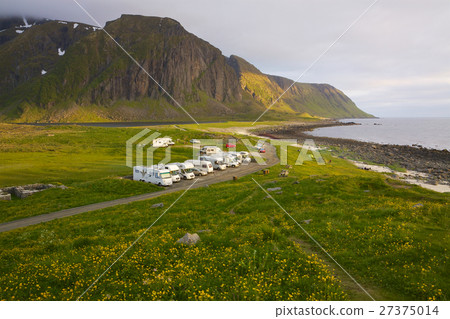 Caravans on Lofoten islands Caravans on Lofoten islands 27375014