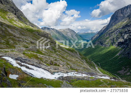 Trollstigen canyon landscape Trollstigen canyon landscape 27375838