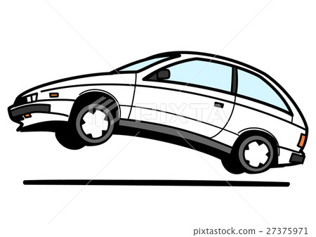 80's style sports car white 27375971