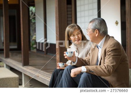 Senior couple travel image 27376660