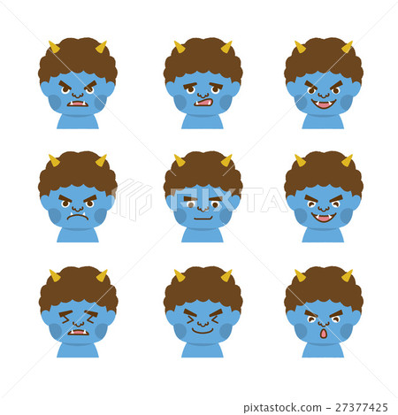 各種面部表情 各種面部表情 27377425