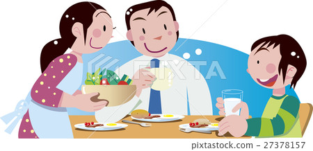 Breakfast and family Breakfast and family 27378157