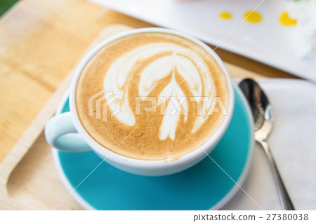 Delicious cup of coffee delicious cakes in coffee  27380038