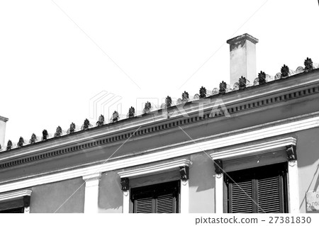 in greece   antique historical  window 27381830