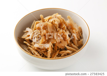 Kimpira with lotus root 27383425