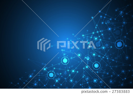 Vector abstract background technology data. - Stock Illustration ...