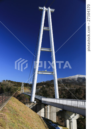 大分縣九重町Kokonoe Yumeji Univ。Suspension Bridge 27384370