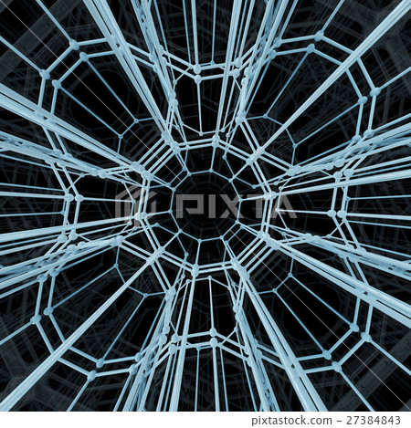 Abstract geometric pattern. Network connection 27384843