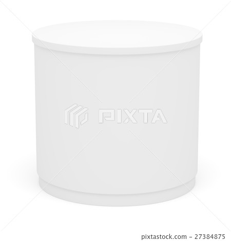 White POS POI cylinder. Isolated White POS POI cylinder. Isolated 27384875