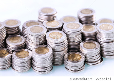 Financial concept, home saving. 27385161