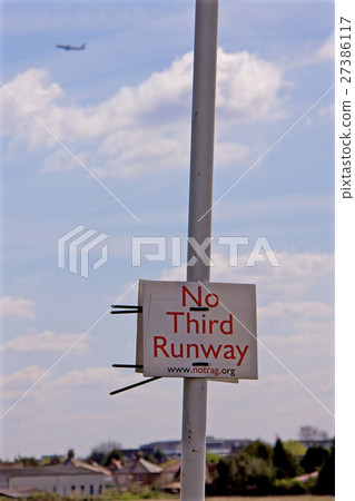 No third runway sign 27386117