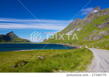 Scenic road on Lofoten 27386770