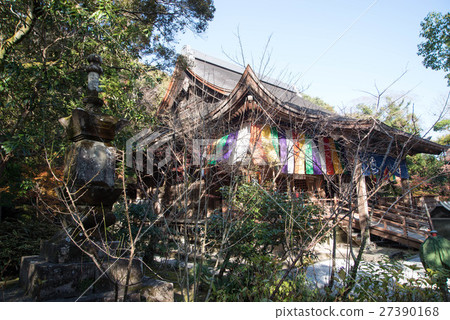 Late autumn Goto mountain bamboo temple Shikoku Shrine Plant 88th place Thirty-first Buddhist temple 27390168