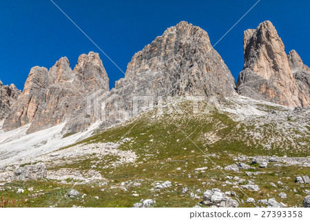 Tre Cime peak in Dolomites the Italian Alps 27393358