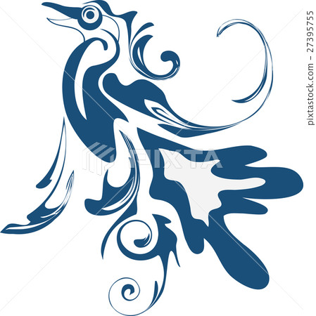 Art silhouette fantasy bird 27395755