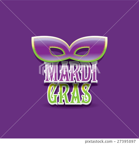 mardi gras vector background with mask and text mardi gras vector background with mask and text 27395897
