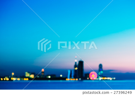 Batumi, Adjara Georgia. Abstract Blurred Bokeh Batumi, Adjara Georgia. Abstract Blurred Bokeh 27396249