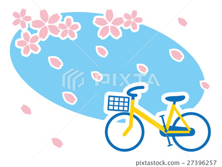 春天櫻花騎自行車騎自行車 春天櫻花騎自行車騎自行車 27396257