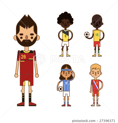 National Euro Cup soccer football teams vector National Euro Cup soccer football teams vector 27396371
