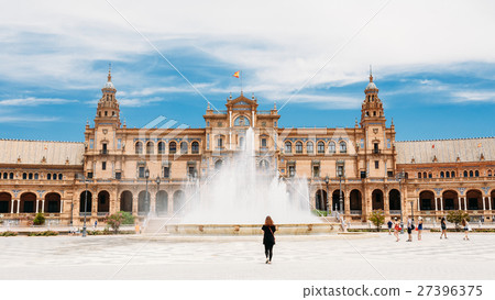 Spain Square is landmark in Seville, Andalusia Spain Square is landmark in Seville, Andalusia 27396375