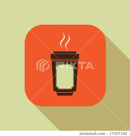 coffee cup flat icon 27397148