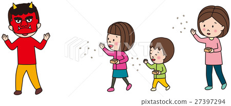 Setsubun Maki parent and child Setsubun Maki parent and child 27397294