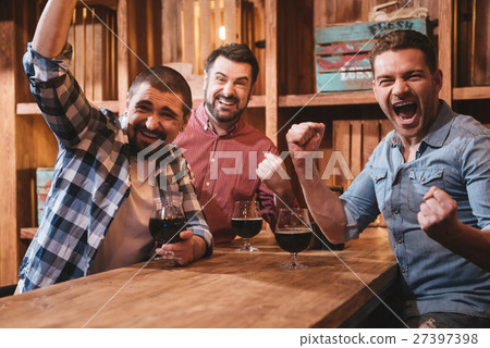 Happy joyful friends being in a great mood 27397398