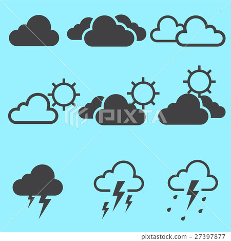 Cloud icons set Cloud icons set 27397877