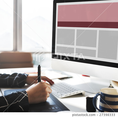 Web Design Template Copy Space Concept Web Design Template Copy Space Concept 27398333
