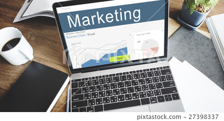 Business Strategy Graph Analysis Marketing Concept Business Strategy Graph Analysis Marketing Concept 27398337