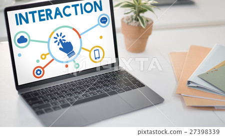 Interaction Connection Community Social Network Concept Interaction Connection Community Social Network Concept 27398339