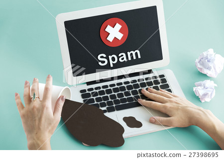 Unsecured Unavailable Spyware Crash Denied Concept Unsecured Unavailable Spyware Crash Denied Concept 27398695