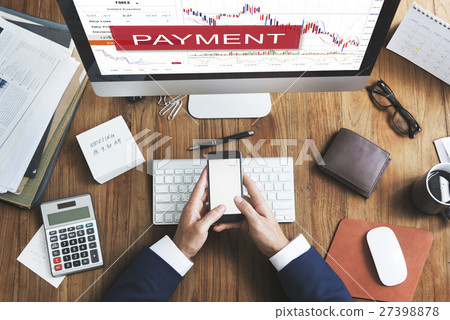 Financial Stocks Money Date Graphic Concept 27398878