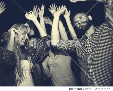 Group Of People Dancing Concept Group Of People Dancing Concept 27399866