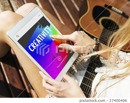 Design rainbow Paint Strokes Concept 27400406