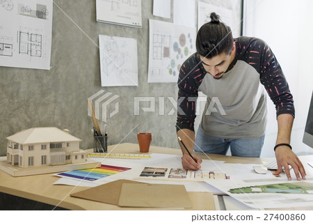 Design Studio Architect Creative Occupation Blueprint Concept 27400860