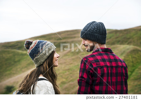 People Relaxation Mountain Carefree Togetherness Concept 27401181