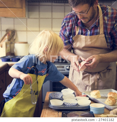 Homemade Baking Holiday Kid Son Concept Homemade Baking Holiday Kid Son Concept 27401182