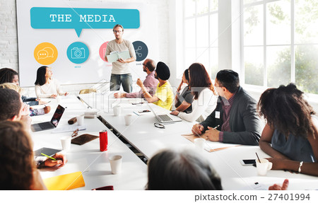 Social Media Buttons Icons Concept 27401994