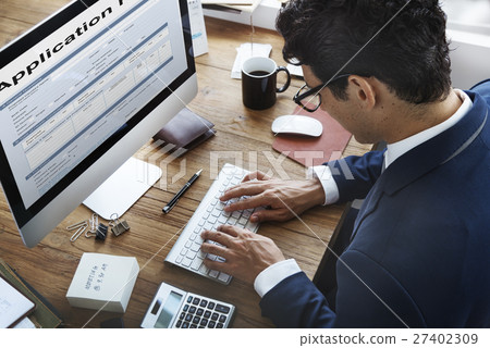 Application Form Document Filling Concept 27402309