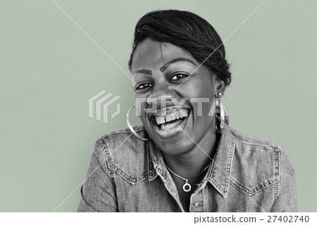 Woman Cheerful Portrait Studio Concept 27402740
