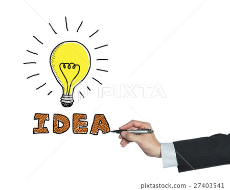 idea drew by hand 27403541