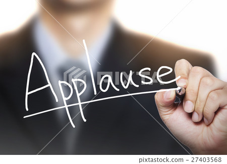 applause written by hand 27403568