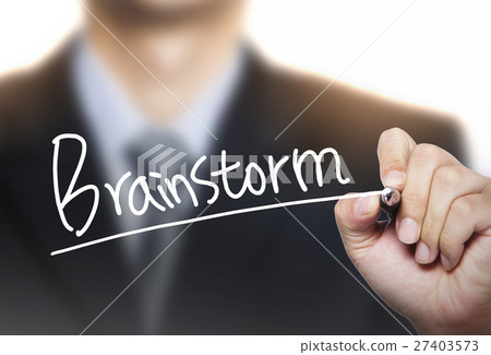 brainstorm written by hand 27403573