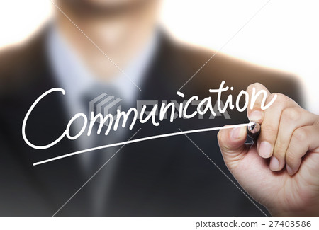 communication written by hand 27403586