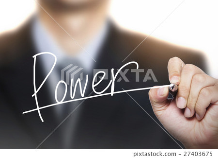 power written by hand power written by hand 27403675