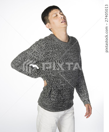 Back pain asian man Back pain asian man 27405013