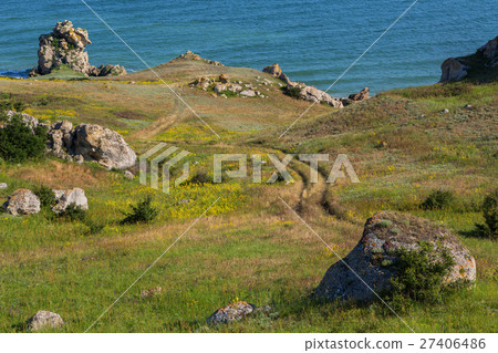 Karalar regional landscape park in Crimea. 27406486