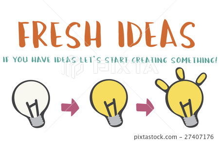 Fresh Ideas Design Inspiration Invention Concept Fresh Ideas Design Inspiration Invention Concept 27407176