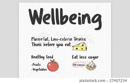 Healthy Diet Notes To Do List Concept Healthy Diet Notes To Do List Concept 27407234